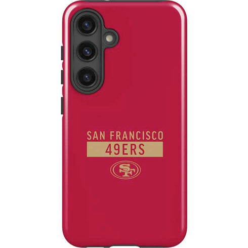 NFL San Francisco 49ers Red Performance Series Galaxy S24 Impact Case