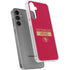 NFL San Francisco 49ers Red Performance Series Galaxy S24 Plus Clear Case