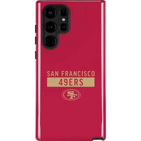 NFL San Francisco 49ers Red Performance Series Galaxy S24 Ultra Impact Case