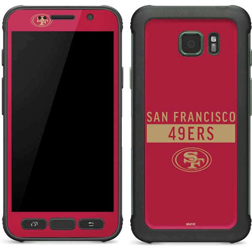 NFL San Francisco 49ers Red Performance Series Galaxy S7 Active Skin