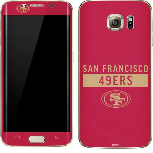 NFL San Francisco 49ers Red Performance Series Galaxy S7 Edge Skin