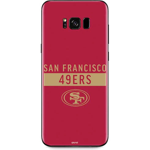 NFL San Francisco 49ers Red Performance Series Galaxy S8 Plus Skin