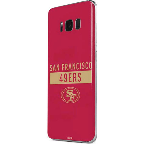 NFL San Francisco 49ers Red Performance Series Galaxy S8 Skin
