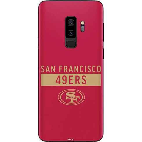 NFL San Francisco 49ers Red Performance Series Galaxy S9 Plus Skin
