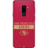 NFL San Francisco 49ers Red Performance Series Galaxy S9 Plus Skin