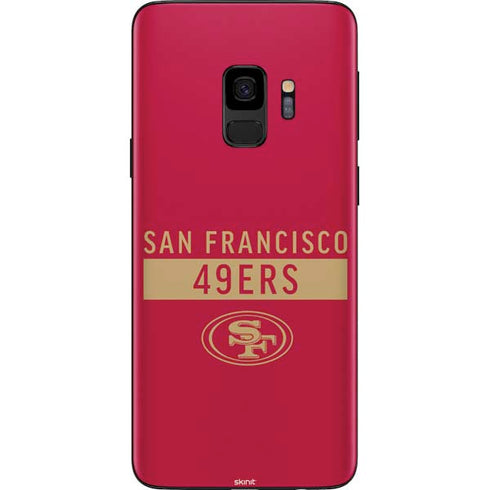 NFL San Francisco 49ers Red Performance Series Galaxy S9 Skin