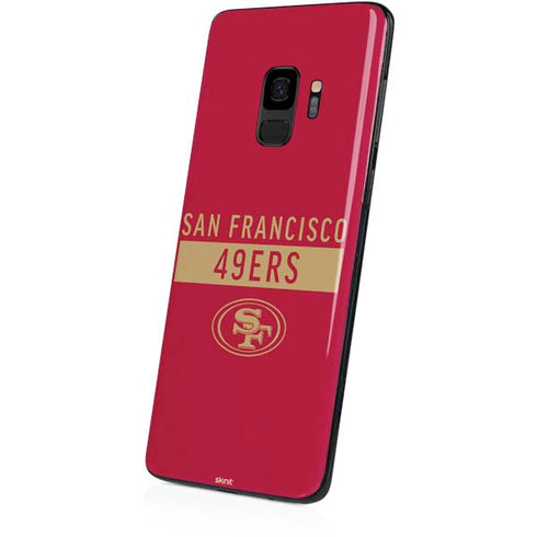 NFL San Francisco 49ers Red Performance Series Galaxy S9 Skin