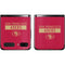 NFL San Francisco 49ers Red Performance Series Galaxy Z Flip Skin
