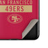 NFL San Francisco 49ers Red Performance Series Galaxy Z Flip Skin