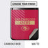 NFL San Francisco 49ers Red Performance Series Galaxy Z Flip Skin