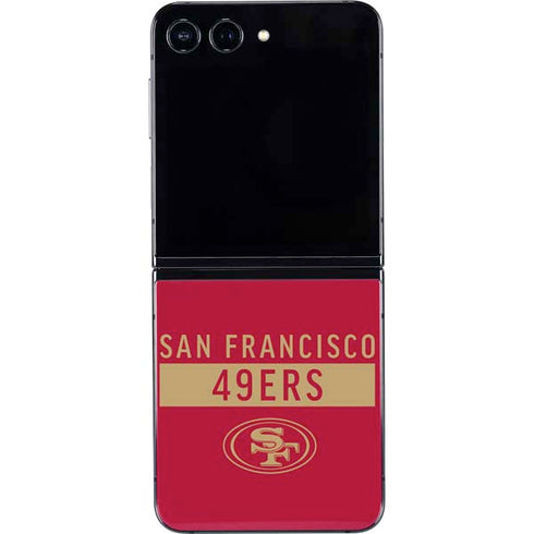 NFL San Francisco 49ers Red Performance Series Galaxy Z Flip5 5G Skin