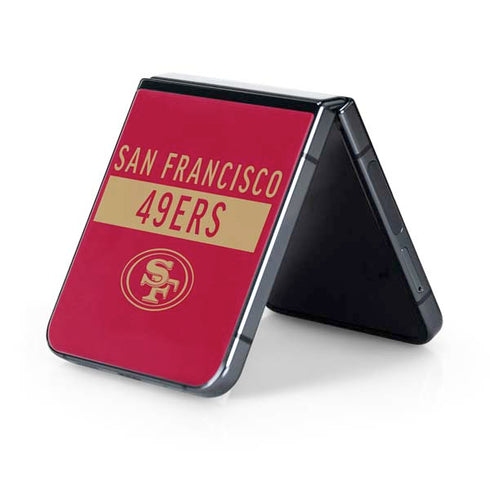 NFL San Francisco 49ers Red Performance Series Galaxy Z Flip5 5G Skin