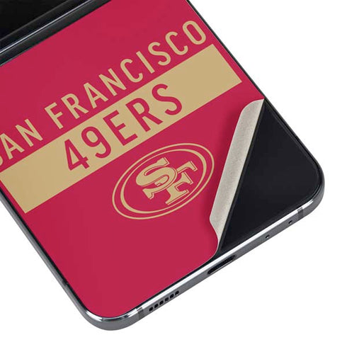 NFL San Francisco 49ers Red Performance Series Galaxy Z Flip5 5G Skin