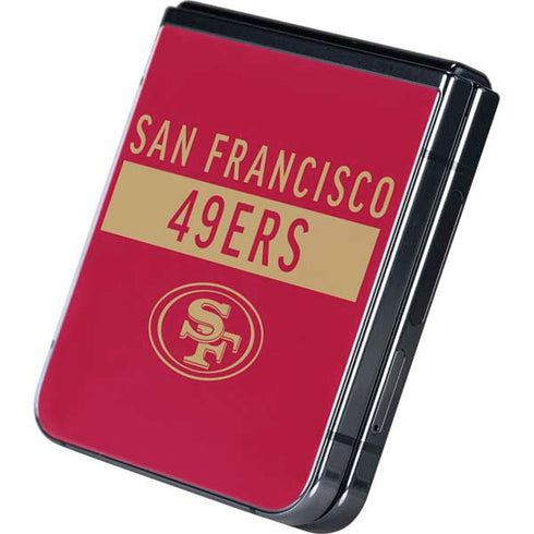 NFL San Francisco 49ers Red Performance Series Galaxy Z Flip5 5G Skin