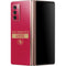 NFL San Francisco 49ers Red Performance Series Galaxy Z Fold2 5G Skin