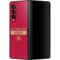 NFL San Francisco 49ers Red Performance Series Galaxy Z Fold3 5G Skin
