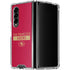 NFL San Francisco 49ers Red Performance Series Galaxy Z Fold4 5G Clear Case