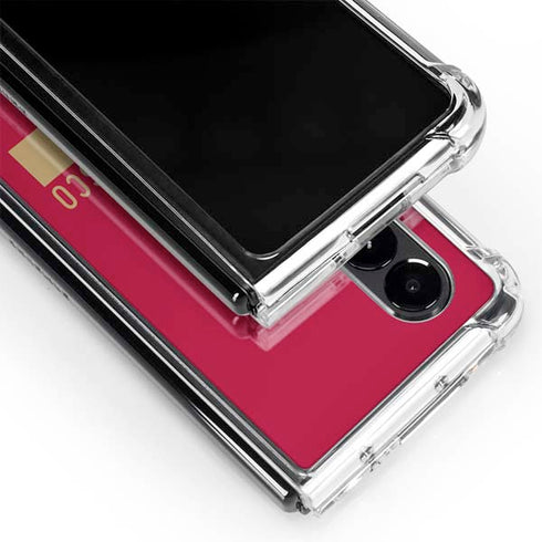 NFL San Francisco 49ers Red Performance Series Galaxy Z Fold4 5G Clear Case