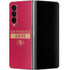 NFL San Francisco 49ers Red Performance Series Galaxy Z Fold4 5G Skin