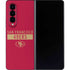 NFL San Francisco 49ers Red Performance Series Galaxy Z Fold4 5G Skin