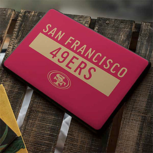 NFL San Francisco 49ers Red Performance Series Google Pixelbook Go Skin