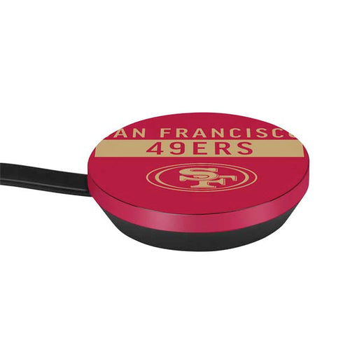 NFL San Francisco 49ers Red Performance Series Google Stadia Controller Skin