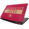 NFL San Francisco 49ers Red Performance Series Lenovo IdeaPad Skin