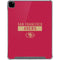 NFL San Francisco 49ers Red Performance Series iPad Pro 12.9in (2020) Clear Case
