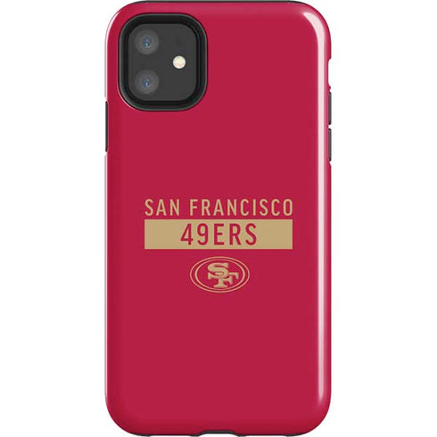 NFL San Francisco 49ers Red Performance Series iPhone 11 Impact Case