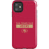 NFL San Francisco 49ers Red Performance Series iPhone 11 Impact Case