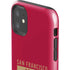 NFL San Francisco 49ers Red Performance Series iPhone 11 Impact Case