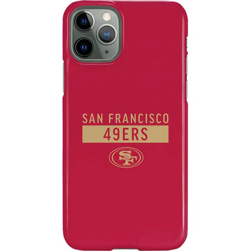 NFL San Francisco 49ers Red Performance Series iPhone 11 Pro Lite Case