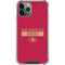 NFL San Francisco 49ers Red Performance Series iPhone 11 Pro Max Clear Case