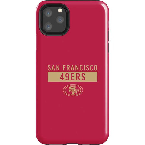NFL San Francisco 49ers Red Performance Series iPhone 11 Pro Max Impact Case