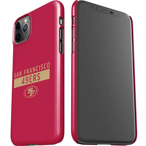NFL San Francisco 49ers Red Performance Series iPhone 11 Pro Max Lite Case