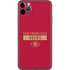 NFL San Francisco 49ers Red Performance Series iPhone 11 Pro Max Skin