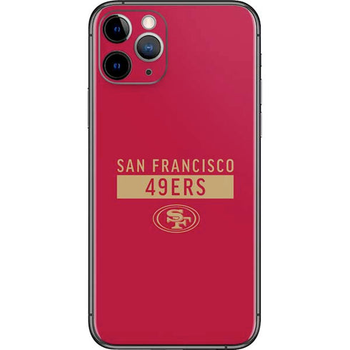 NFL San Francisco 49ers Red Performance Series iPhone 11 Pro Skin