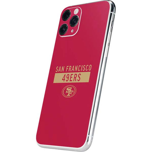 NFL San Francisco 49ers Red Performance Series iPhone 11 Pro Skin