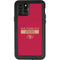 NFL San Francisco 49ers Red Performance Series iPhone 11 Pro Waterproof Case