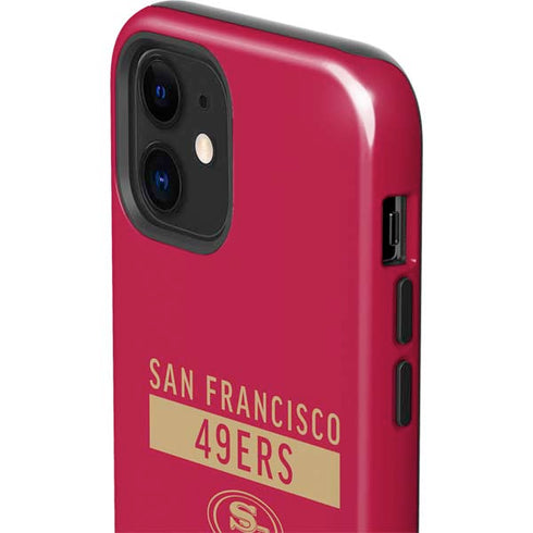 NFL San Francisco 49ers Red Performance Series iPhone 12 Impact Case