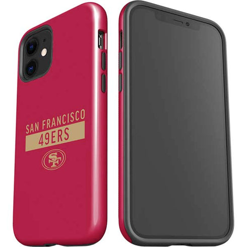 NFL San Francisco 49ers Red Performance Series iPhone 12 Impact Case
