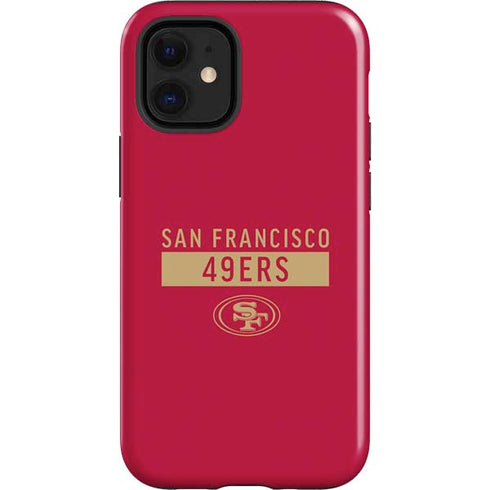 NFL San Francisco 49ers Red Performance Series iPhone 12 Mini Impact Case