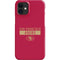 NFL San Francisco 49ers Red Performance Series iPhone 12 Mini Lite Case
