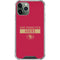 NFL San Francisco 49ers Red Performance Series iPhone 12 Pro Clear Case