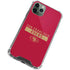 NFL San Francisco 49ers Red Performance Series iPhone 12 Pro Clear Case