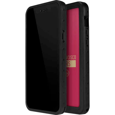 NFL San Francisco 49ers Red Performance Series iPhone 12 Pro Waterproof Case