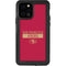 NFL San Francisco 49ers Red Performance Series iPhone 12 Pro Waterproof Case