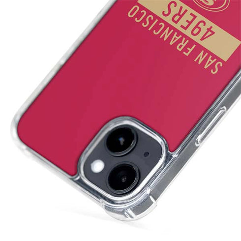 NFL San Francisco 49ers Red Performance Series iPhone 13 MagSafe Case