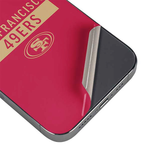 NFL San Francisco 49ers Red Performance Series iPhone 13 Pro Max Skin