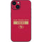NFL San Francisco 49ers Red Performance Series iPhone 13 Skin